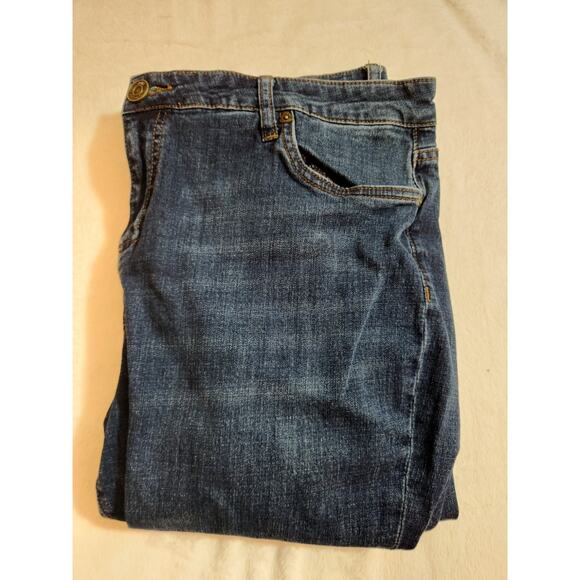 Kut From The Kloth Jeans Womens 16 Blue Straight Katy Boyfriend Whiskers - Picture 1 of 12